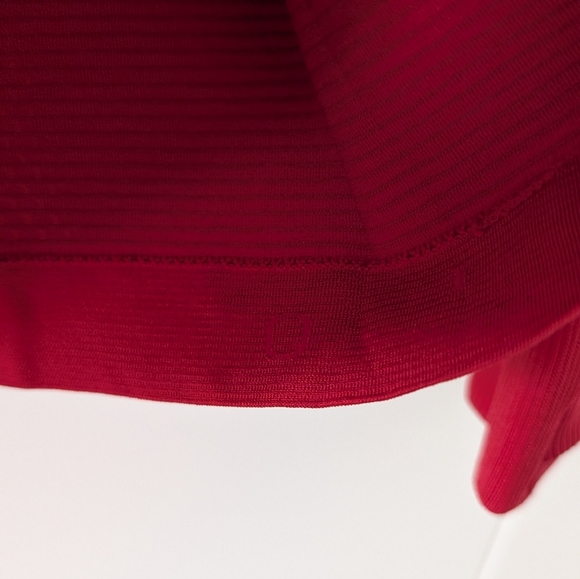 Lululemon Swiftly Tech Long Sleeve Shirt Hip Length, Dark Red, Size 0 - Picture 4 of 6